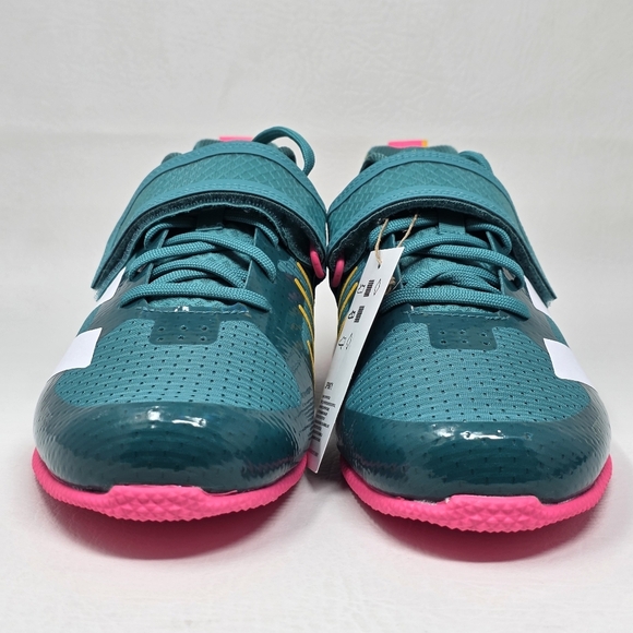 Adidas Adipower Weightlifting 3 Shoes Mens Size 13 Teal White Pink JP9871 New main image 13